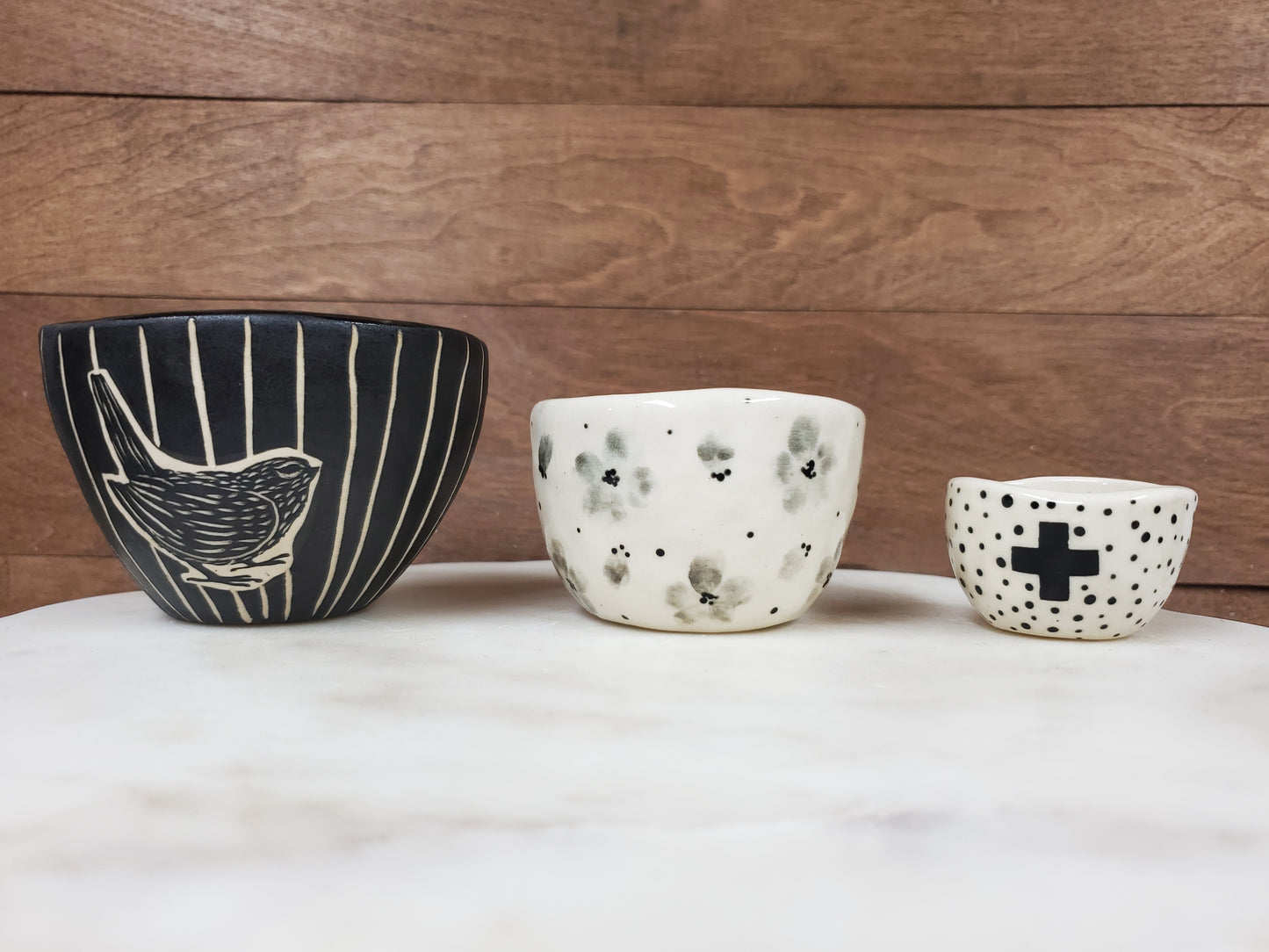 Stacking decorative cups