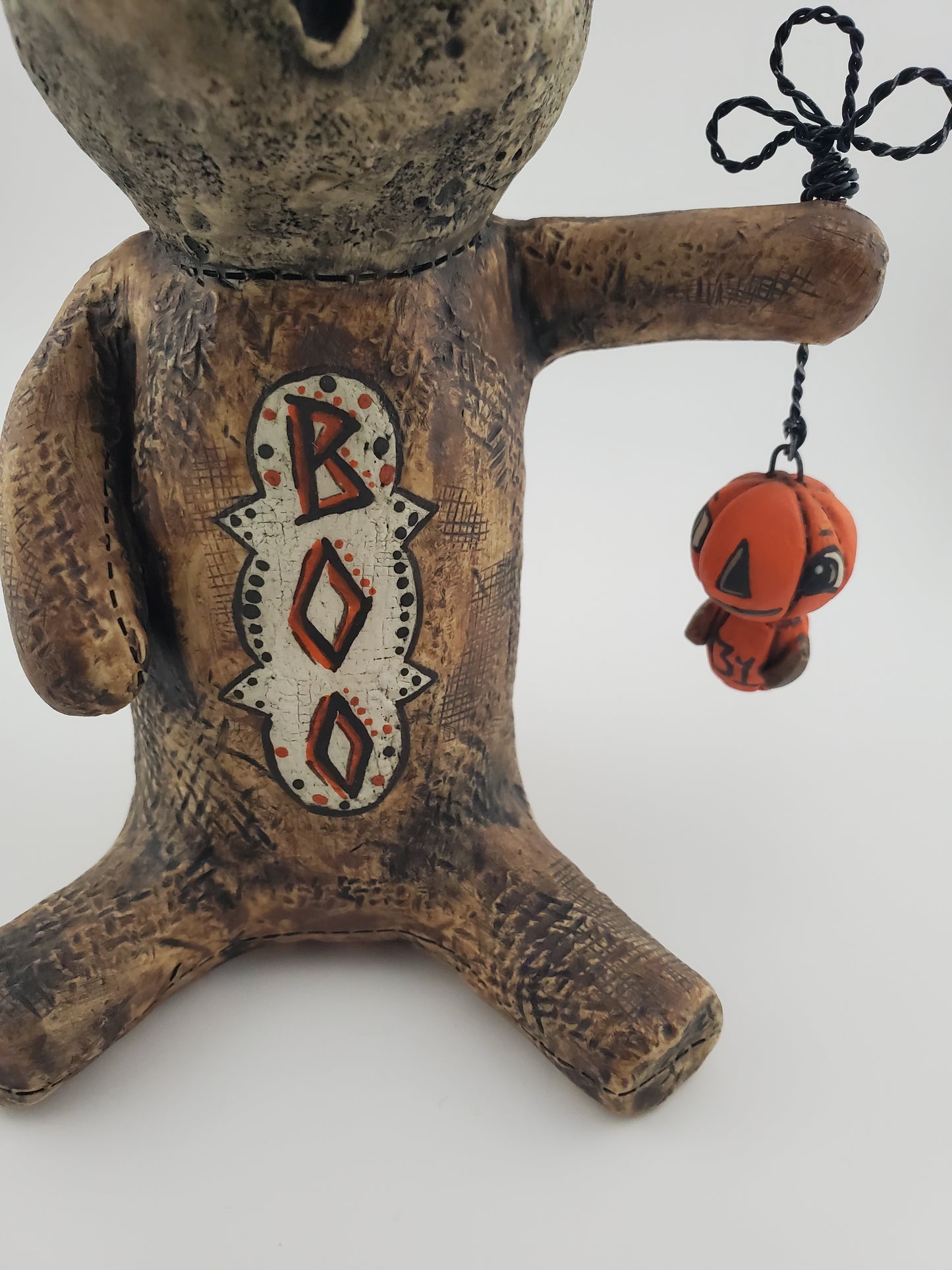 Johanna Parker Partners in Craft Luna Voodoo Doll and friend