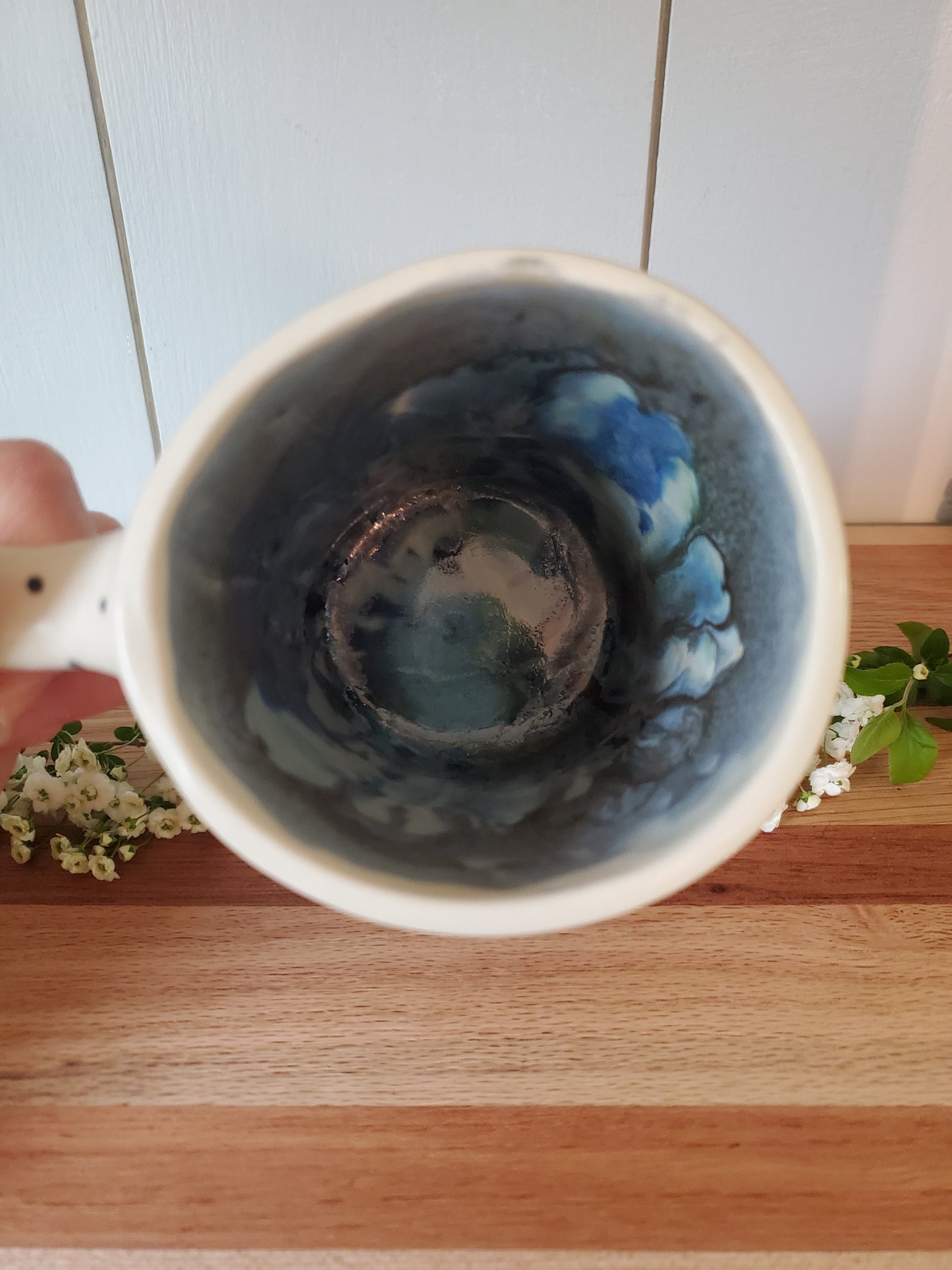 Tall Floral Mug