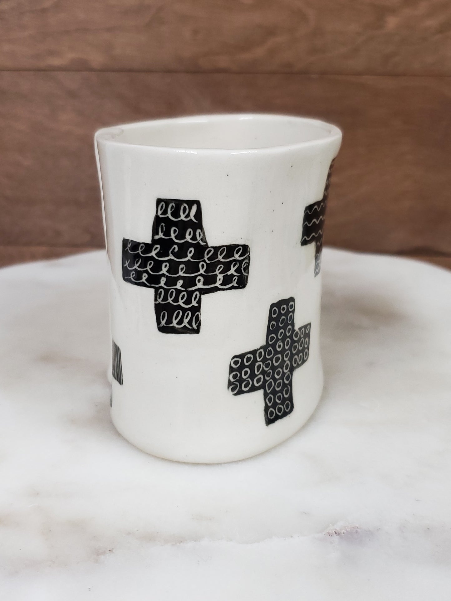 Mini Swiss Cross vase