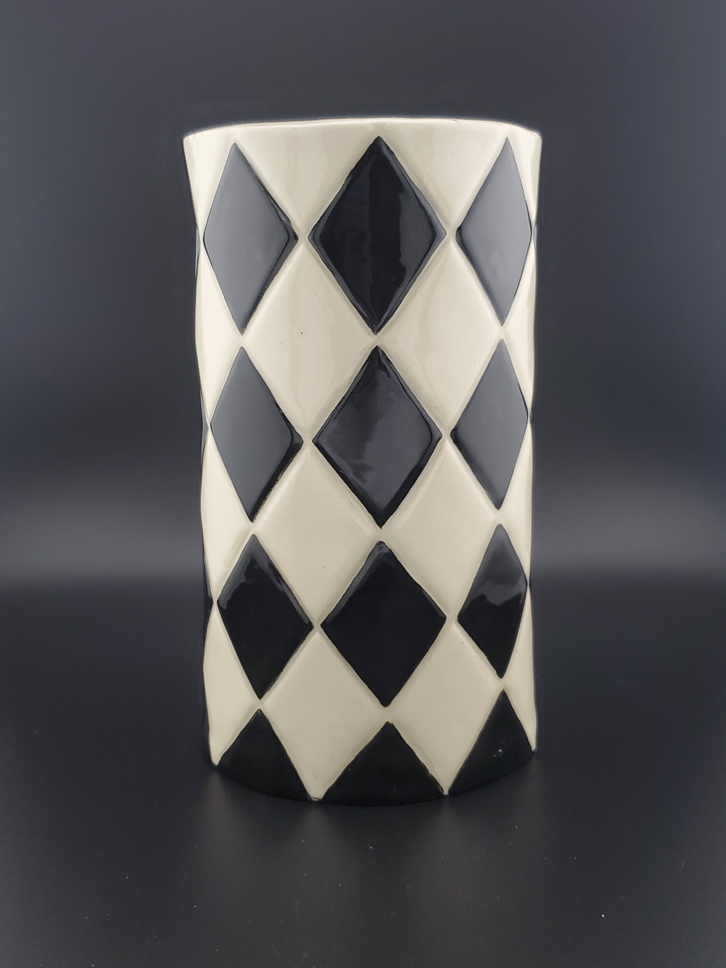 Johanna Parker Inspired Harlequin Luna Vase