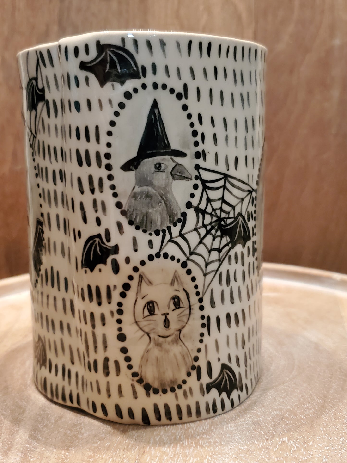 Wall of Spooks Vase