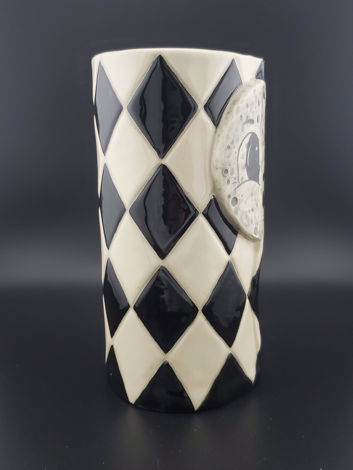 Johanna Parker Inspired Harlequin Luna Vase
