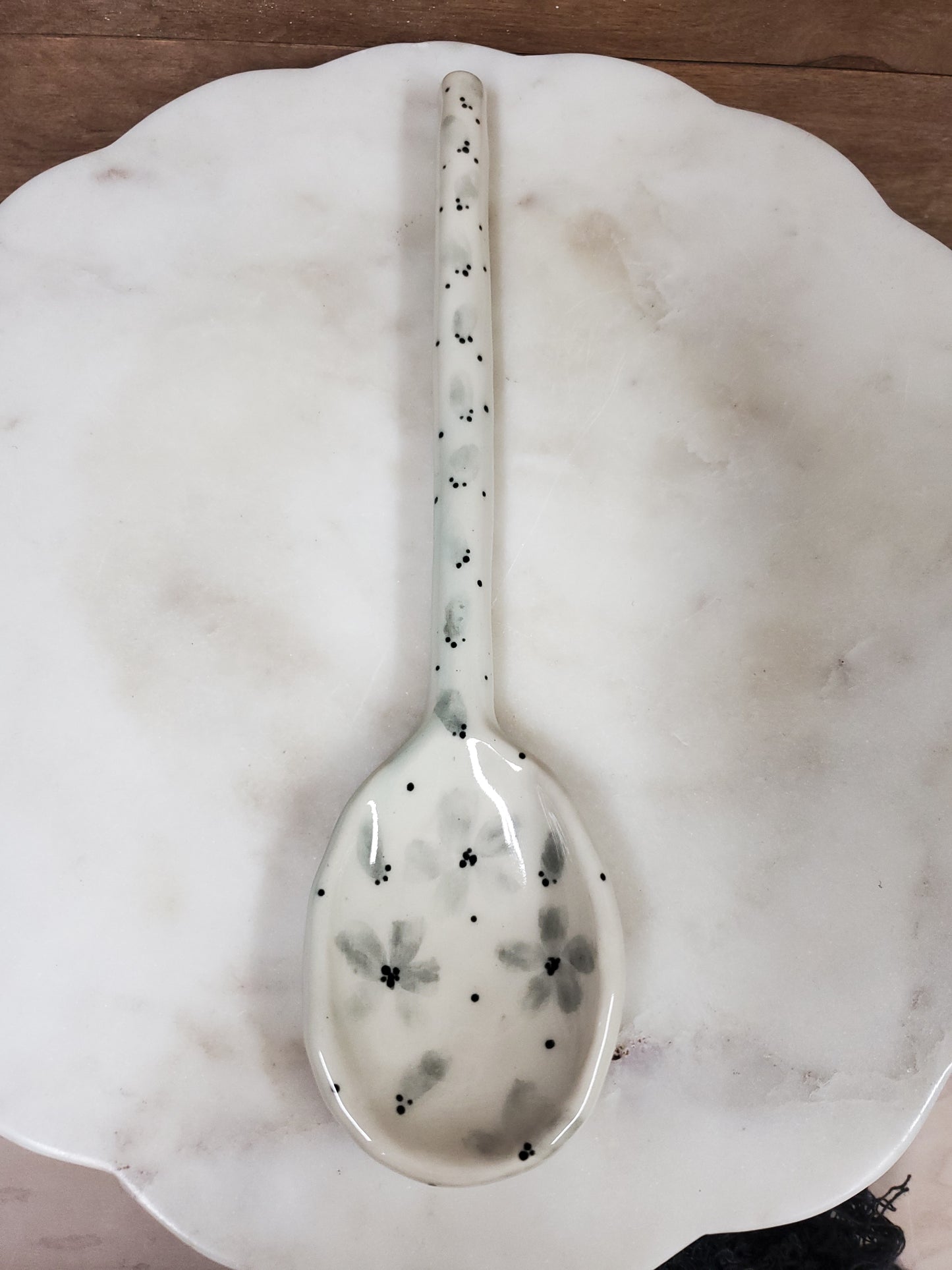 Decorative floral Spoon