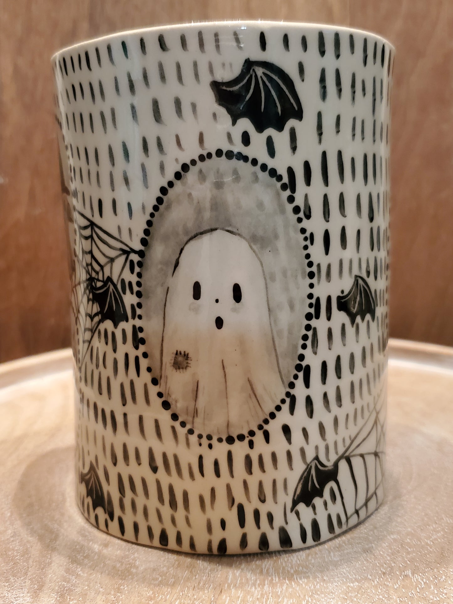 Wall of Spooks Vase