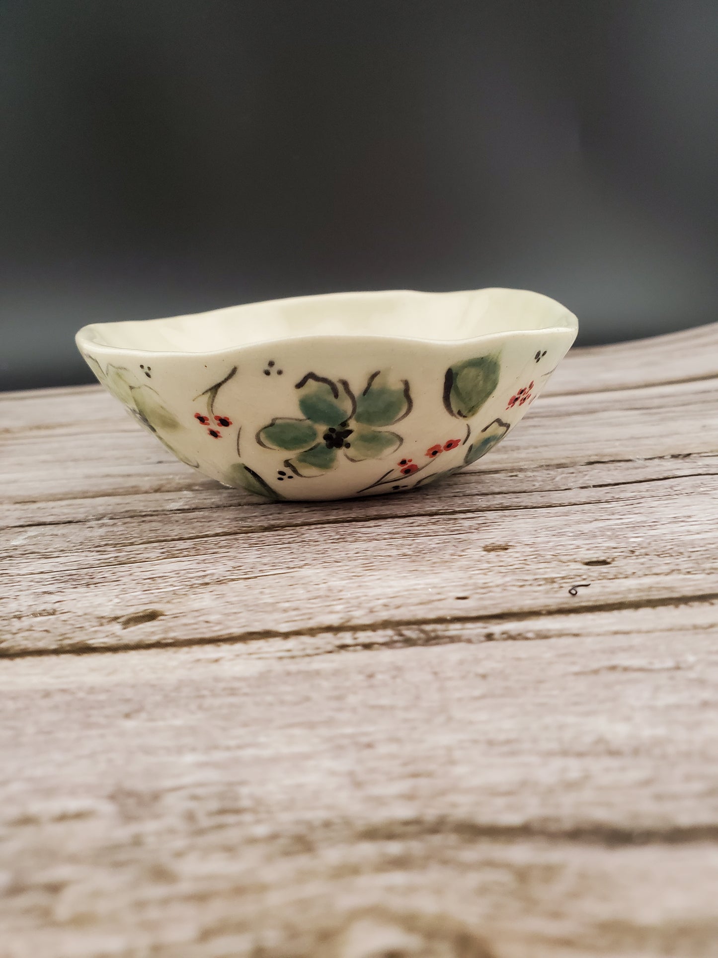 Floral Pinch Pot