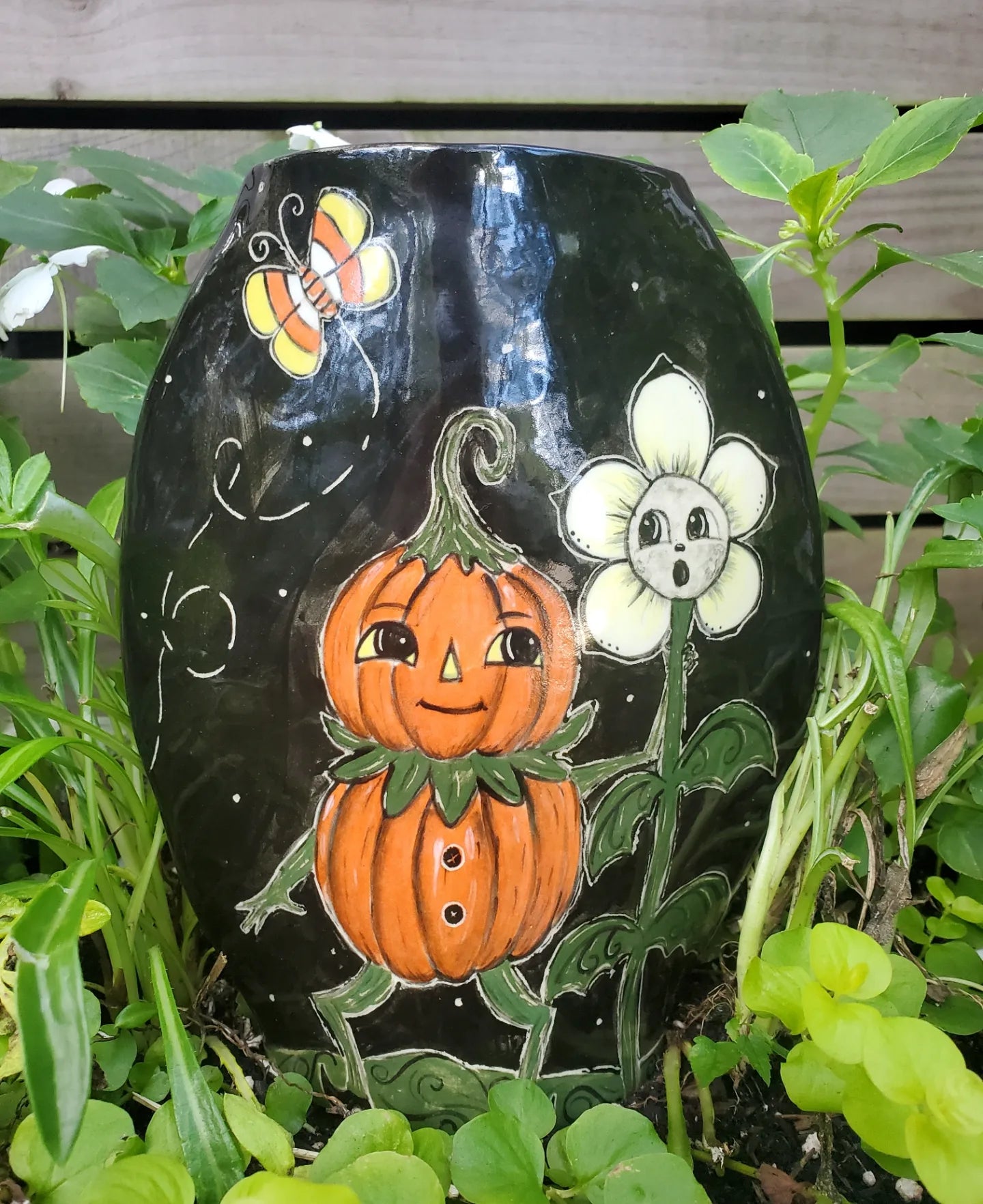 Johanna Parker Inspired Woodland Magic vase