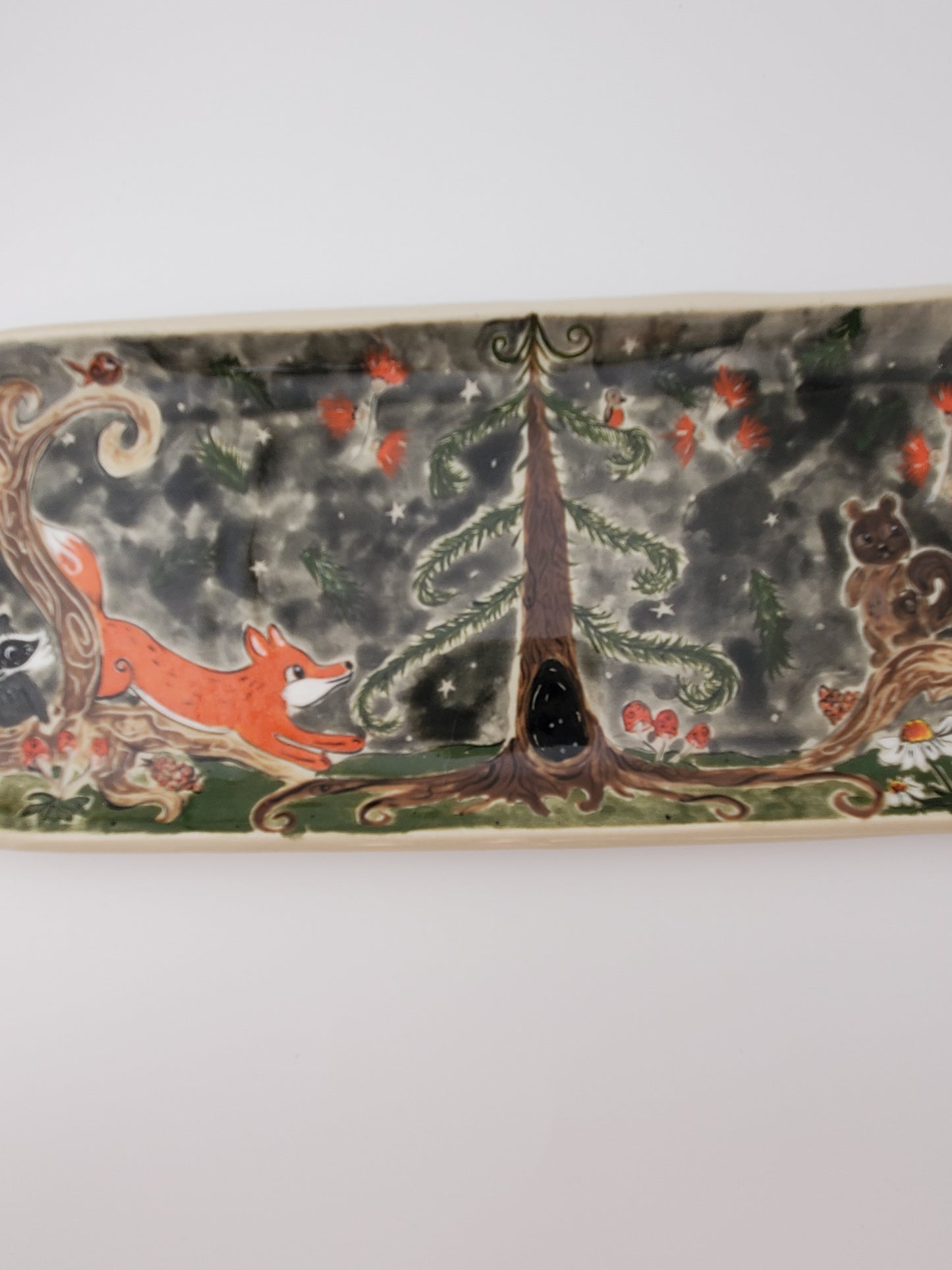 Johanna Parker Inspired Woodland Spirits Platter