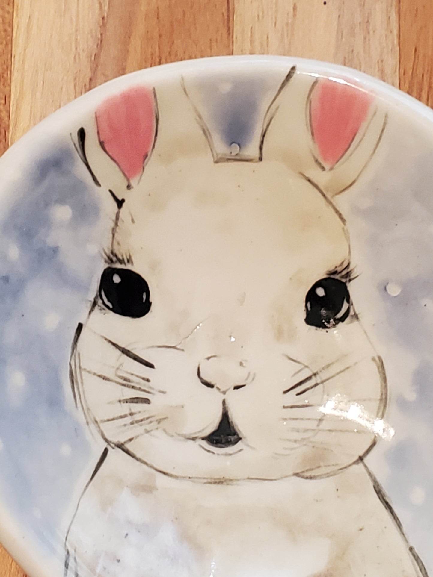 Bunny trinket plate