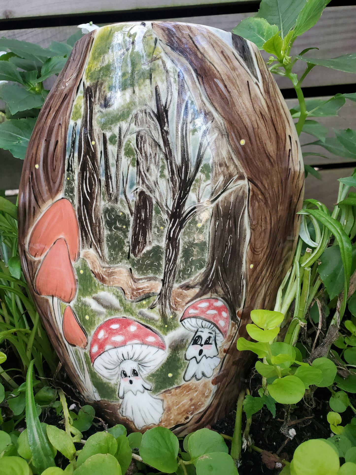 Johanna Parker Inspired Woodland Magic vase