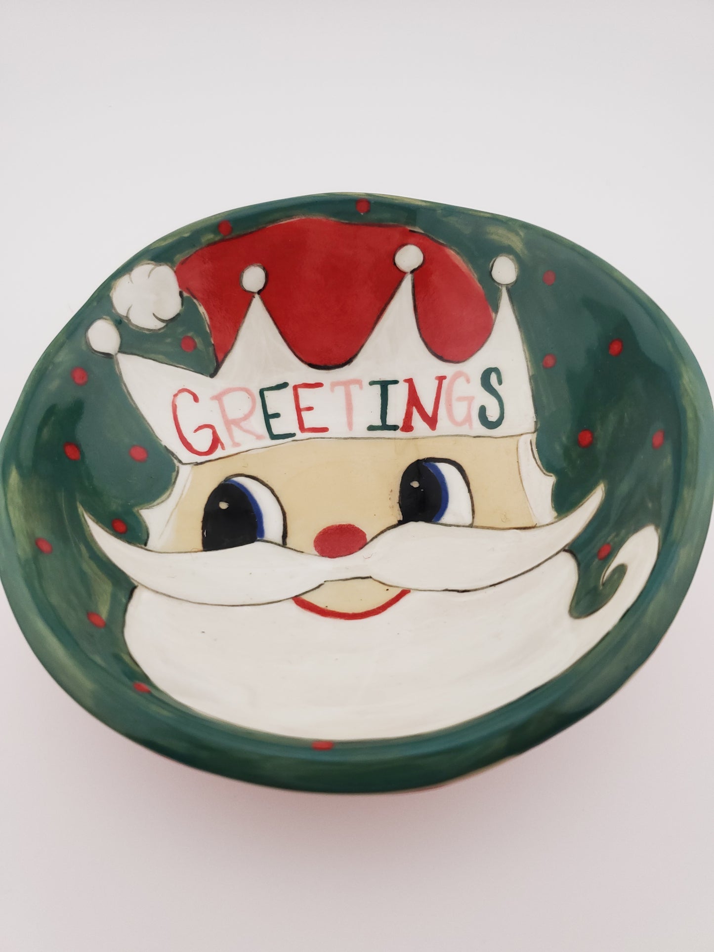 Holt Howard Inspired Santa Bowl