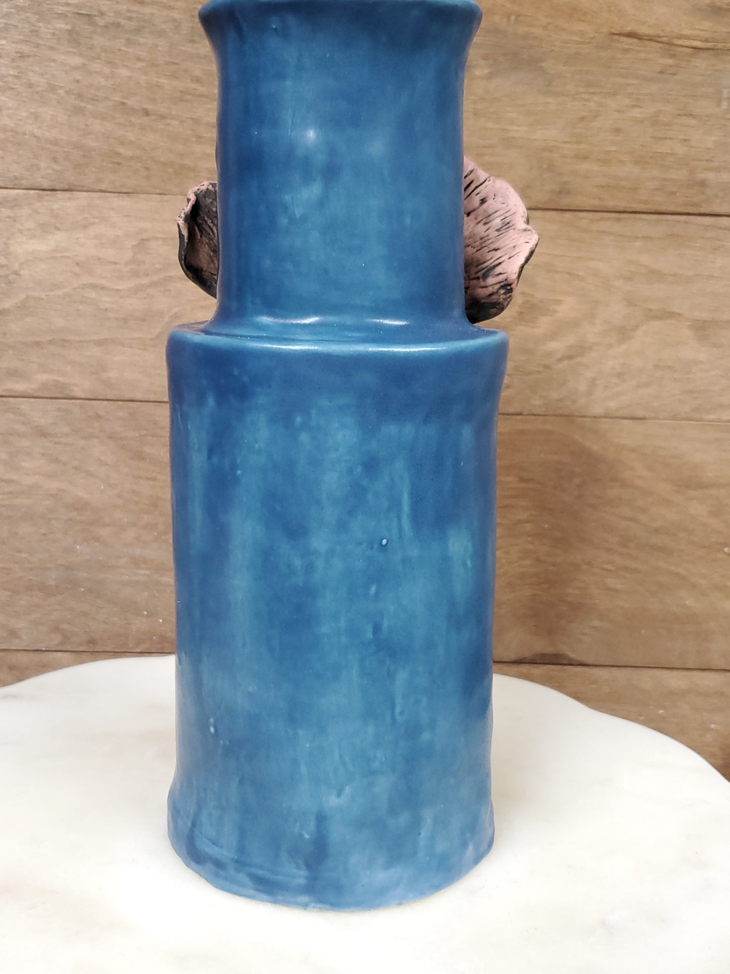 Handmade Skull and flowers Vase