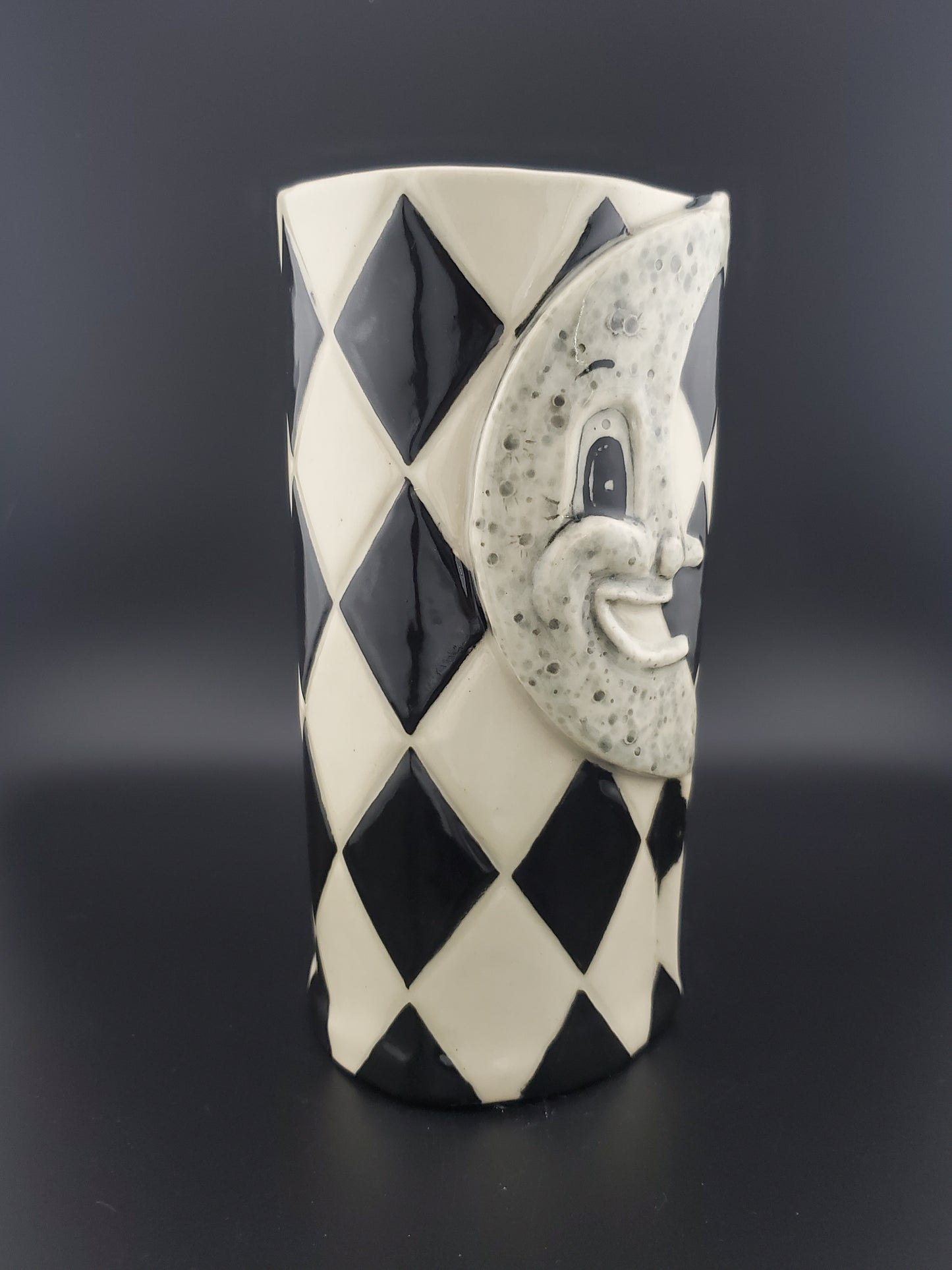 Johanna Parker Inspired Harlequin Luna Vase
