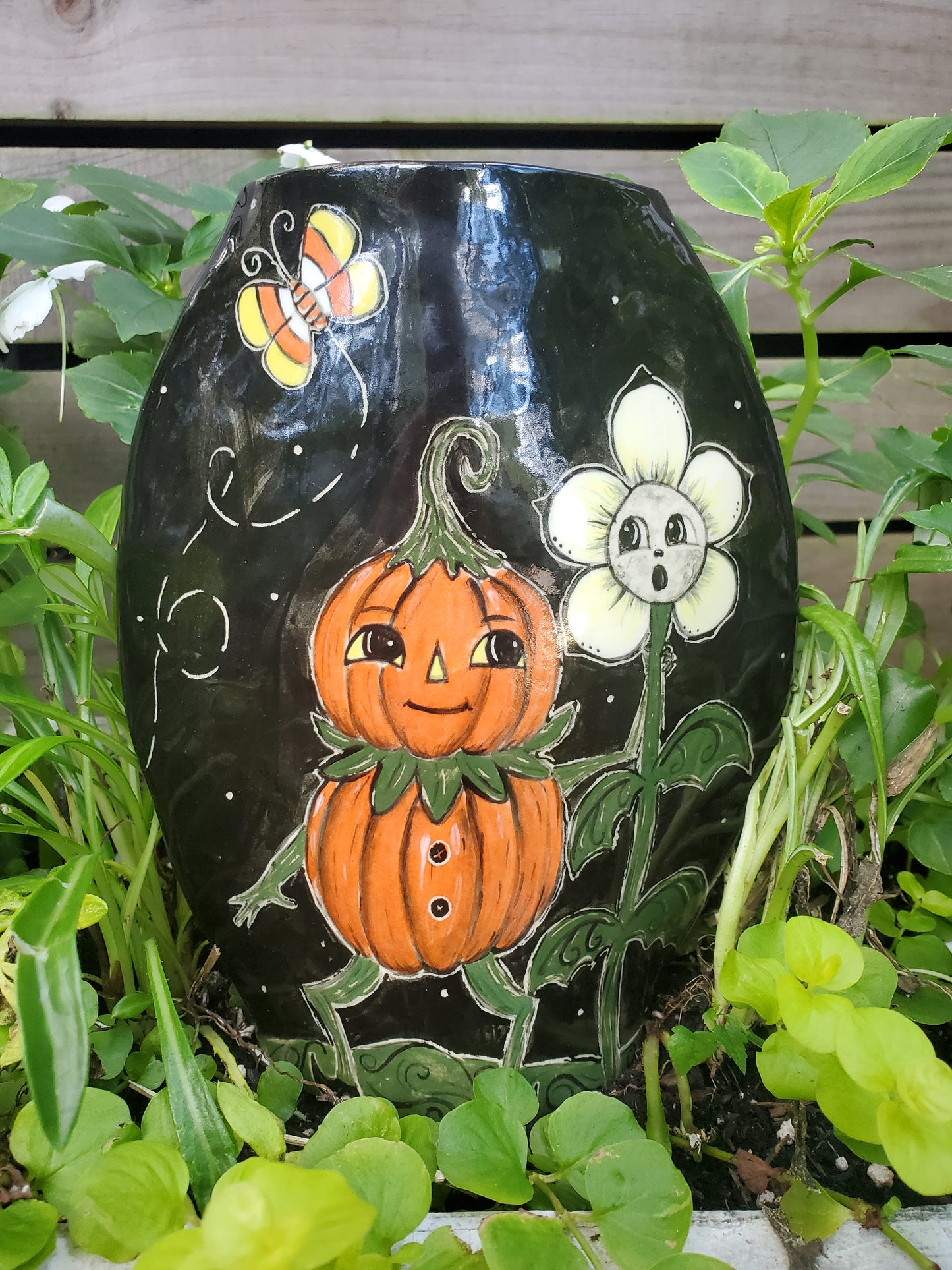 Johanna Parker Inspired Woodland Magic vase