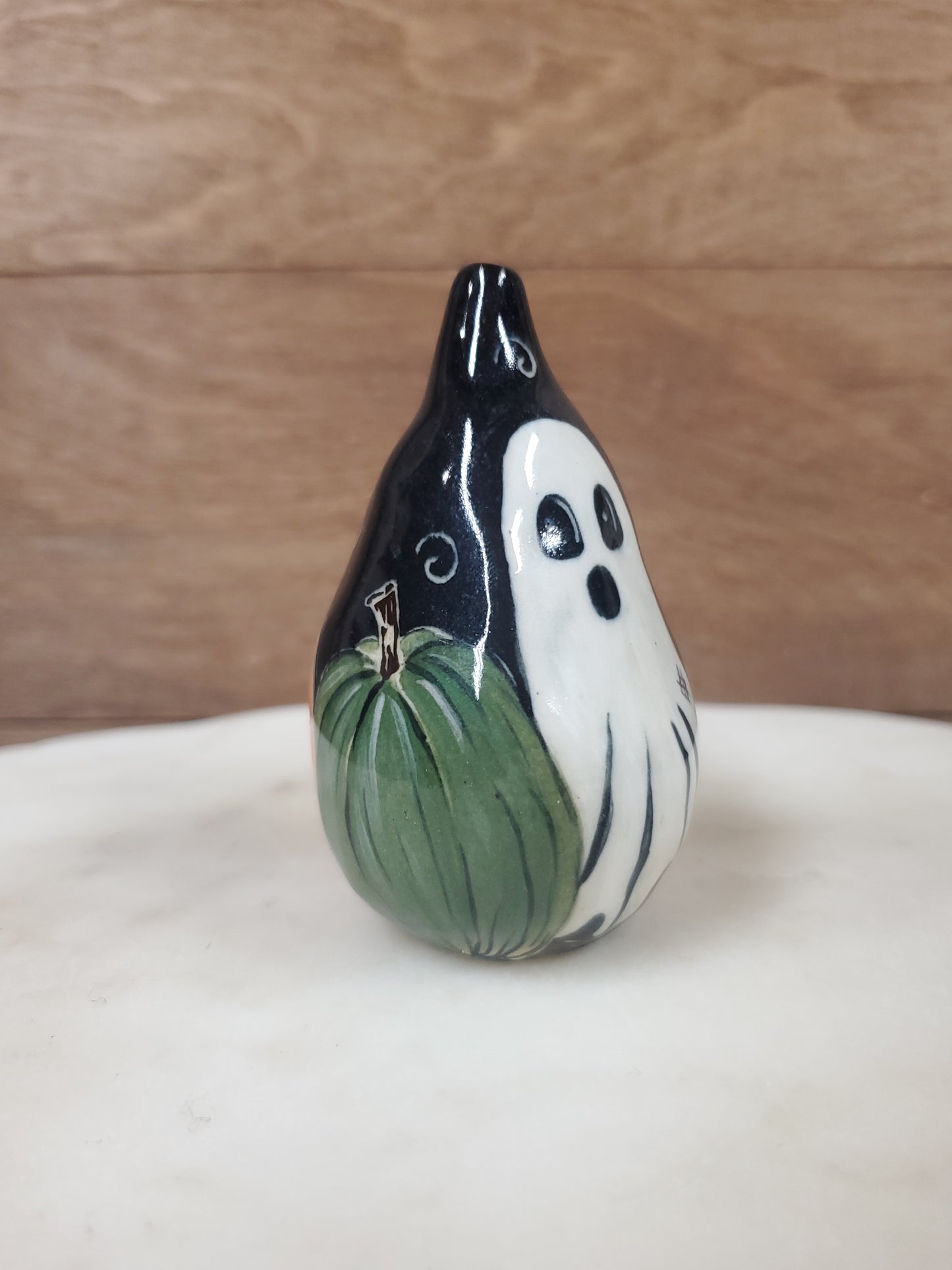 Handmade Ceramic Halloween Pear