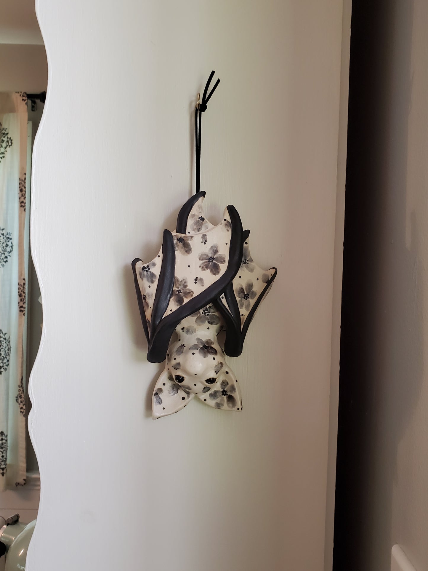 Floral Hanging Bat