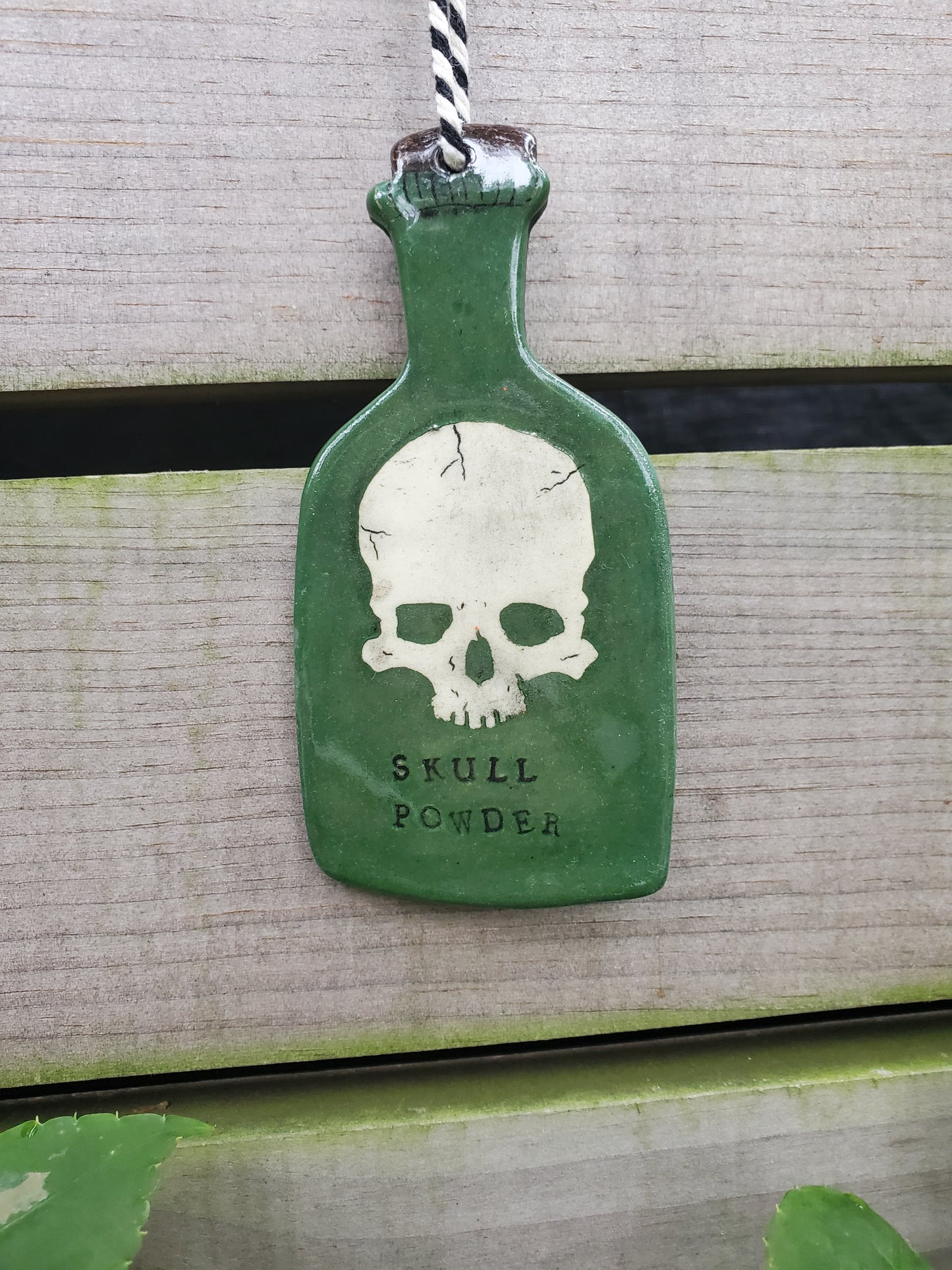 Skull Potion Bottle Ornament