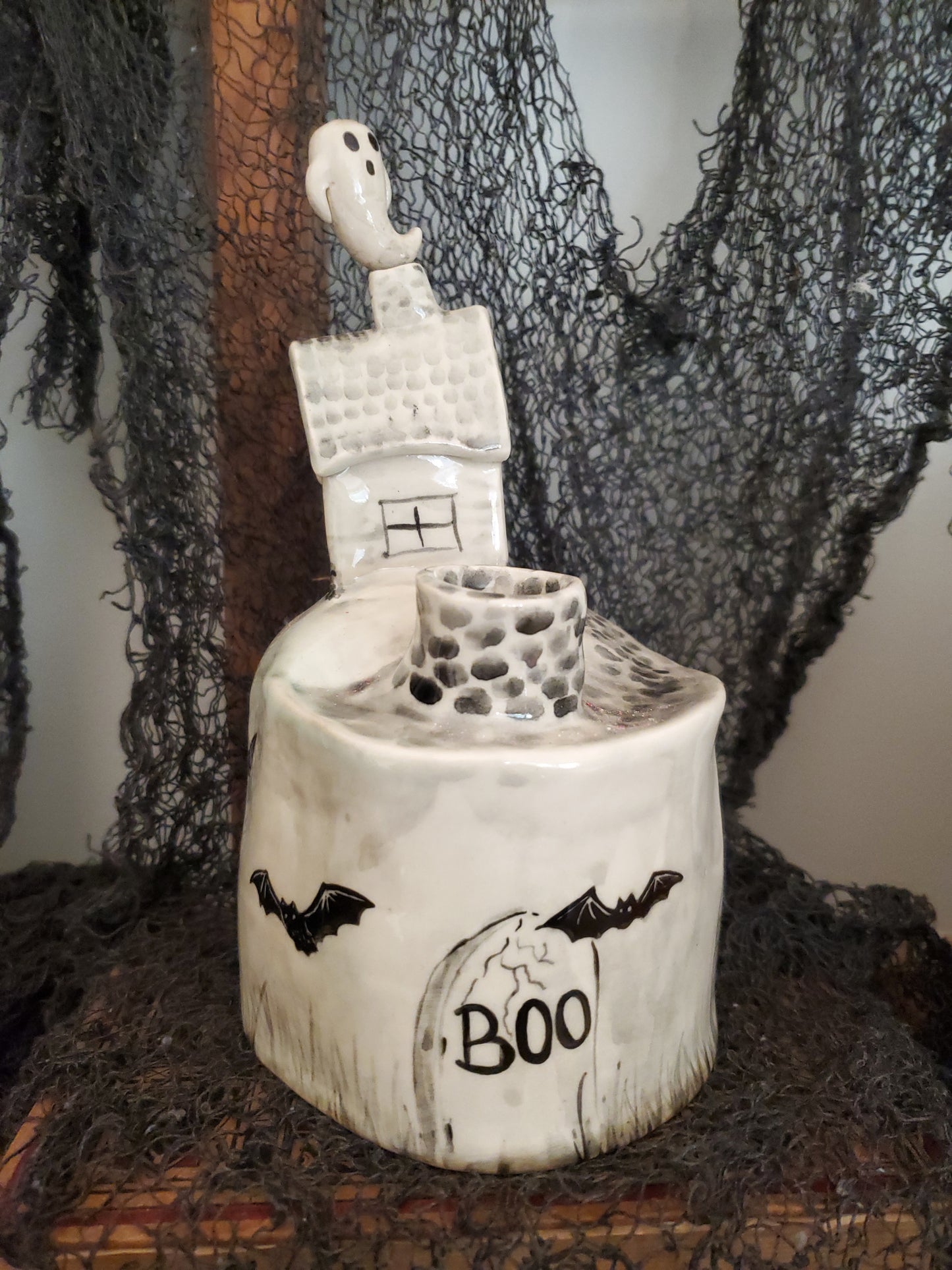 House on Haunted Hill Vase