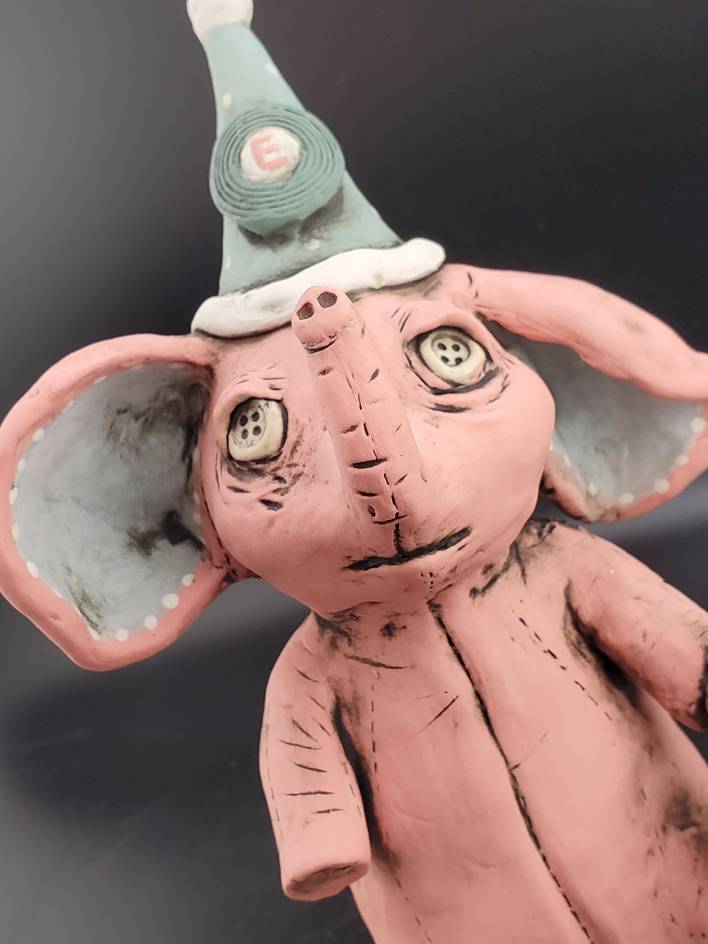 Button Eyed voodoo Elephant