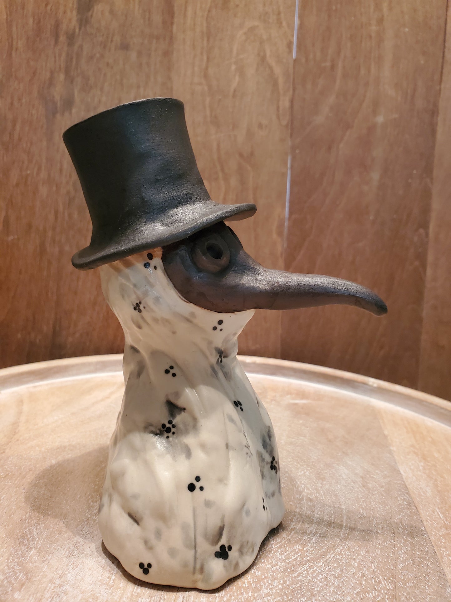 Plague Dr figurine / mini vase