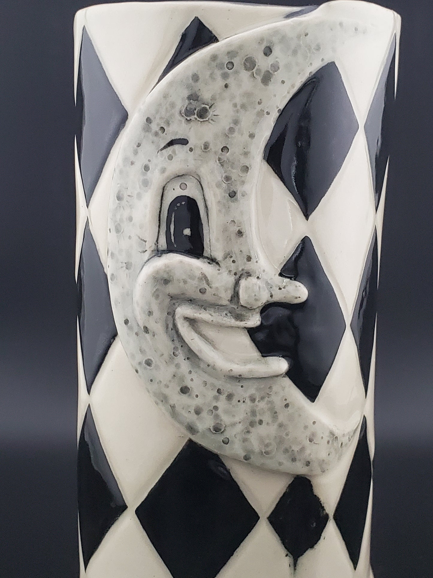 Johanna Parker Inspired Harlequin Luna Vase