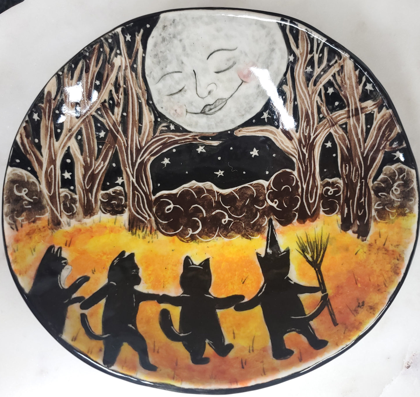 The Magic Black Cat Bowl
