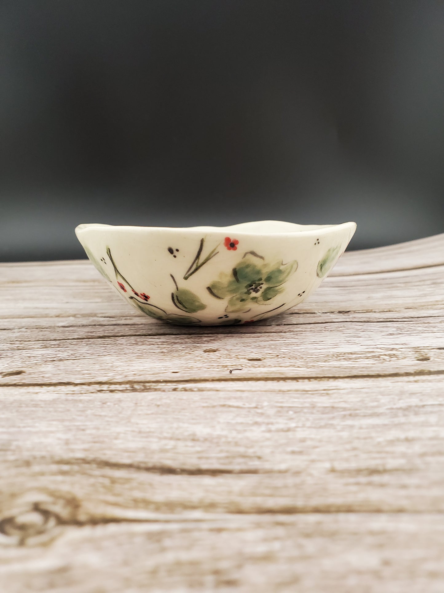Floral Pinch Pot