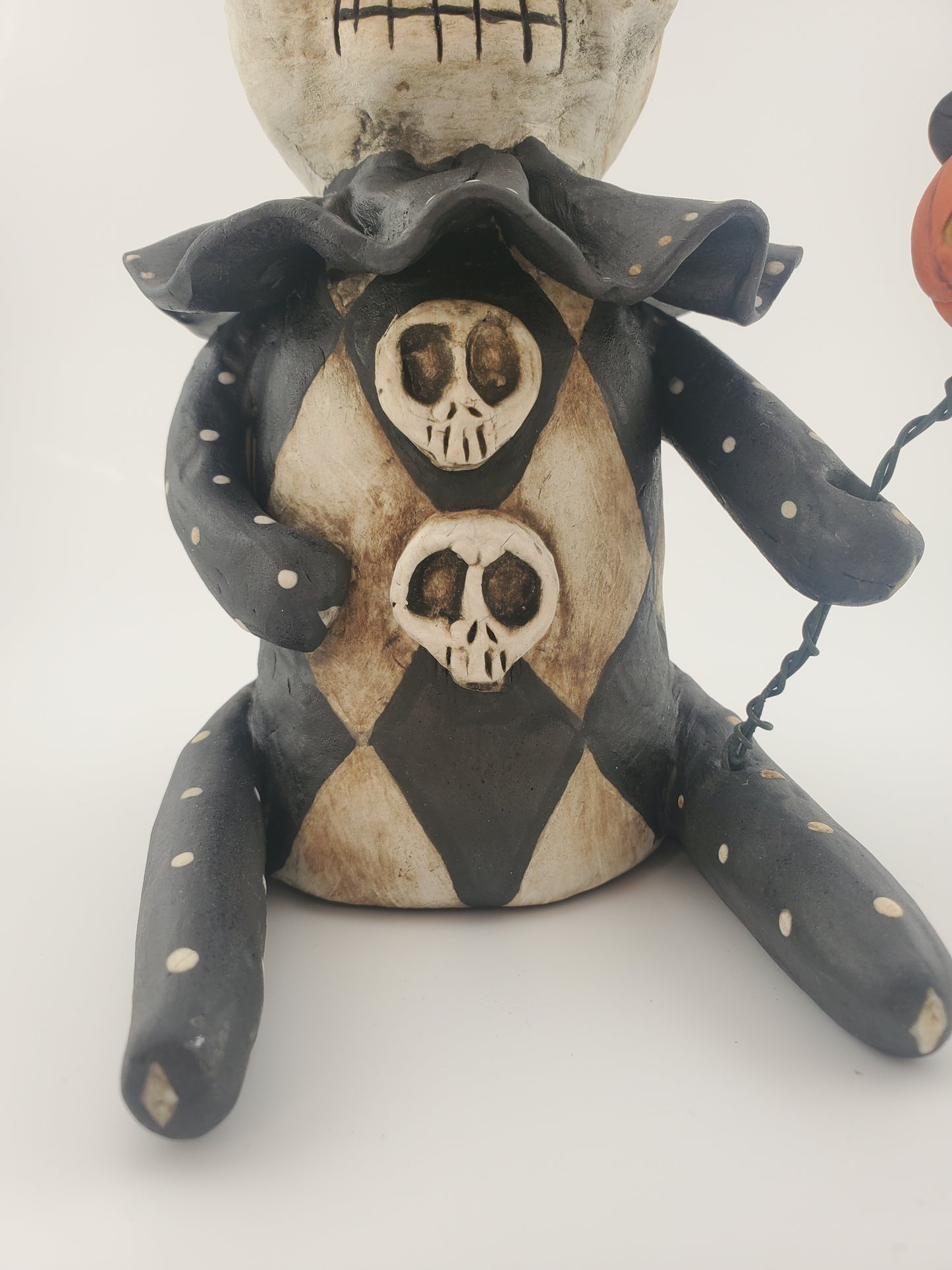 Harlequin Voodoo Skeleton and Jack