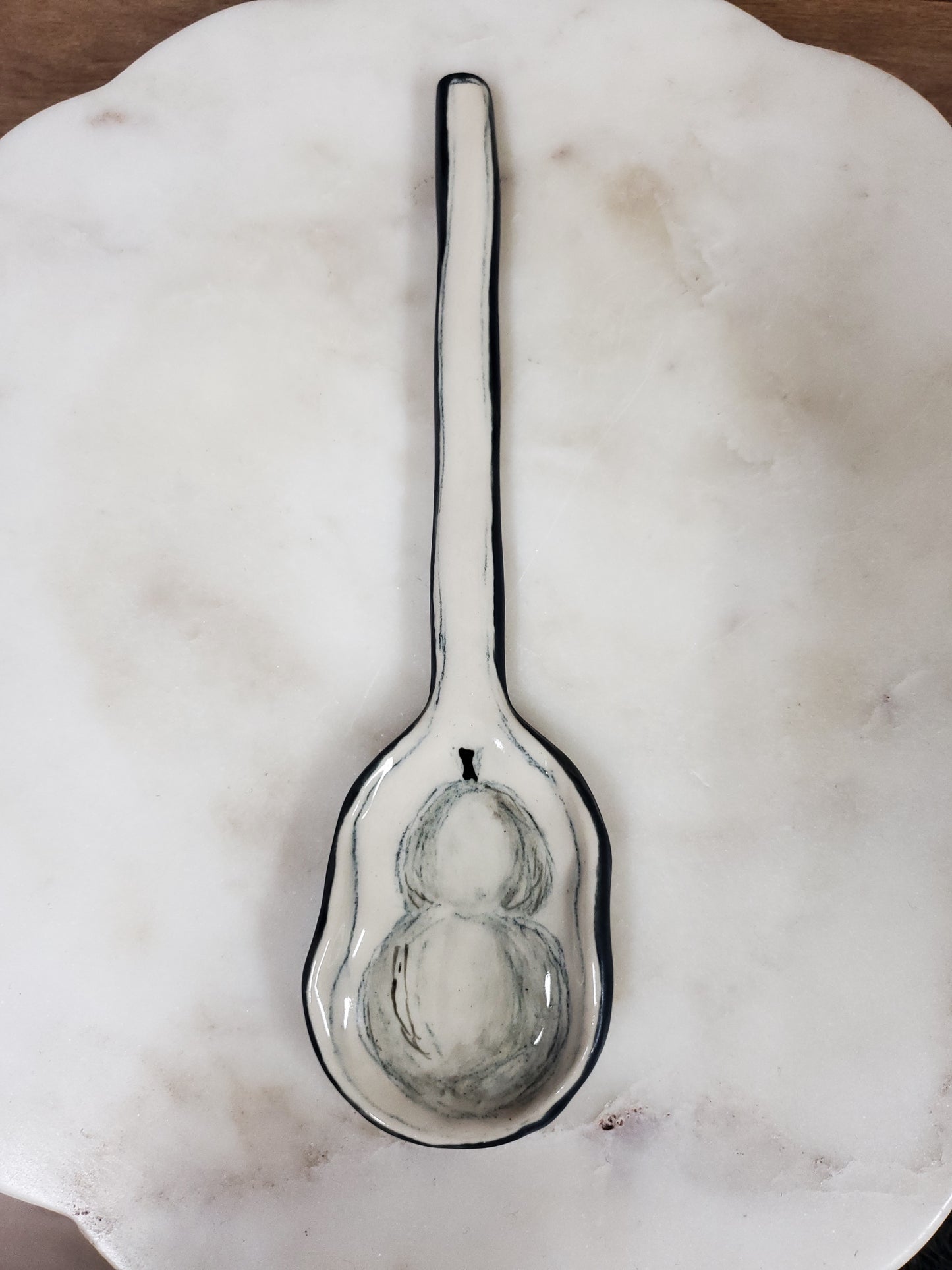 Decorative Pear Spoon
