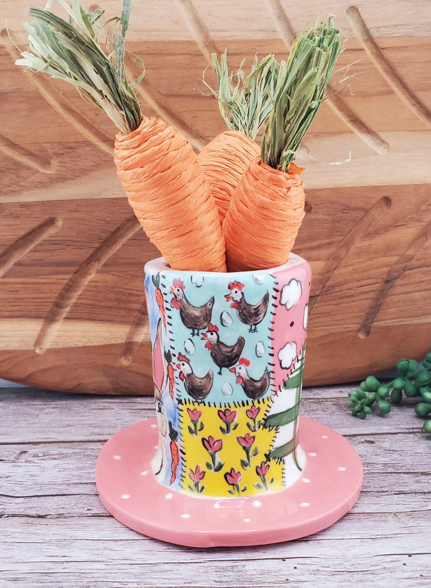Easter Stitched Top Hat Vasd