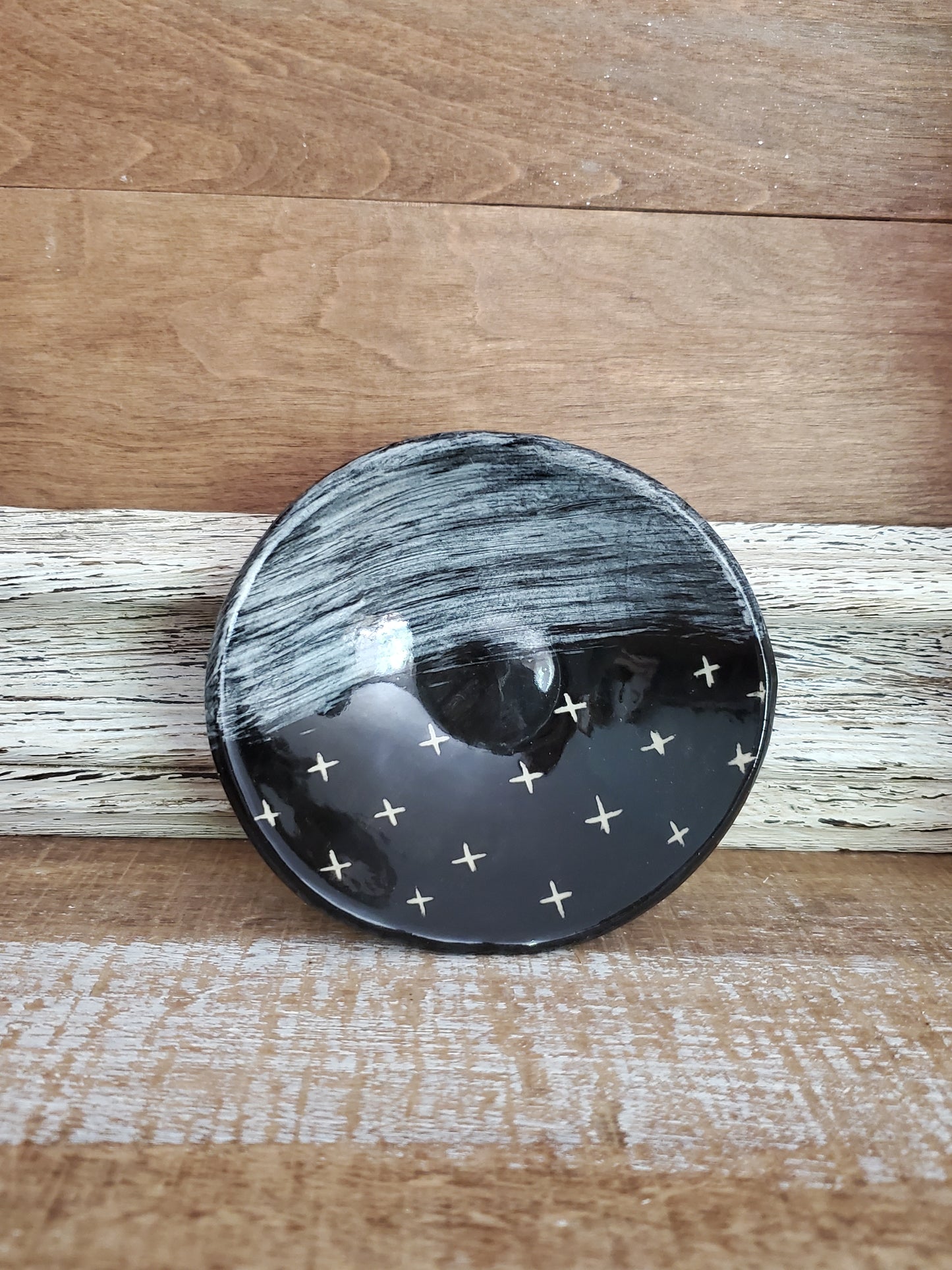 Swiss cross trinket plate