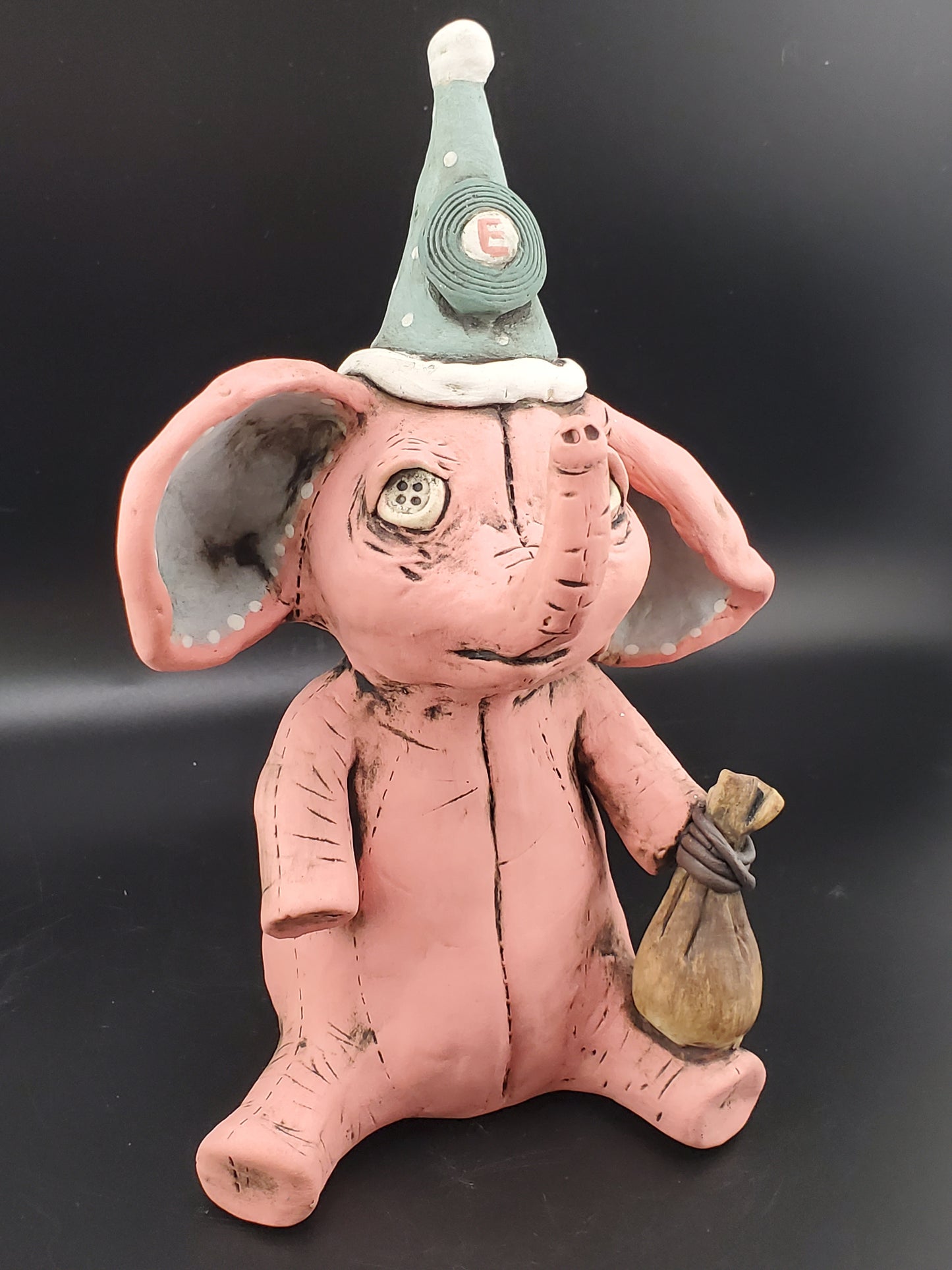 Button Eyed voodoo Elephant