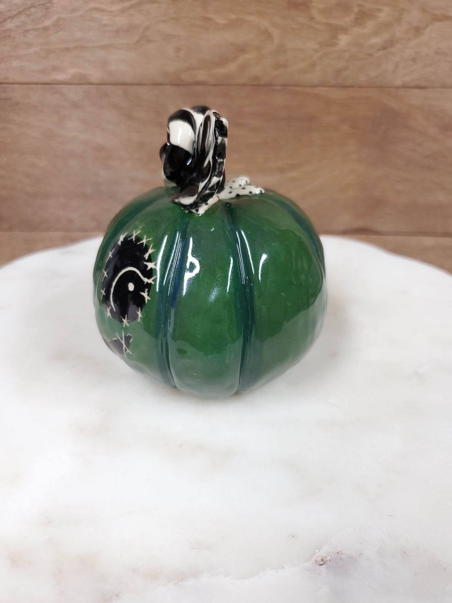 Handmade Ceramic Jack-o-lantern