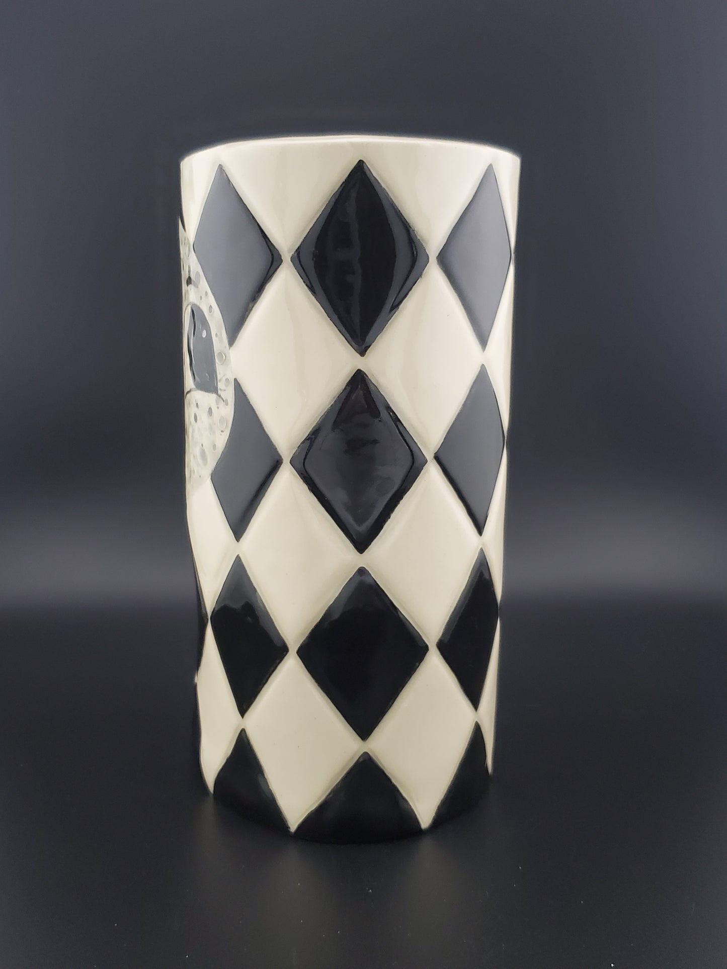 Johanna Parker Inspired Harlequin Luna Vase
