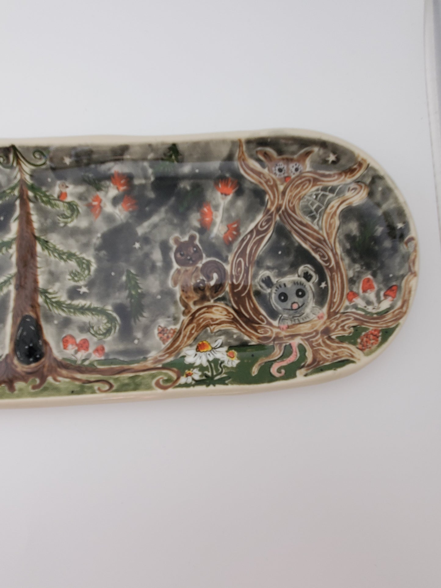 Johanna Parker Inspired Woodland Spirits Platter