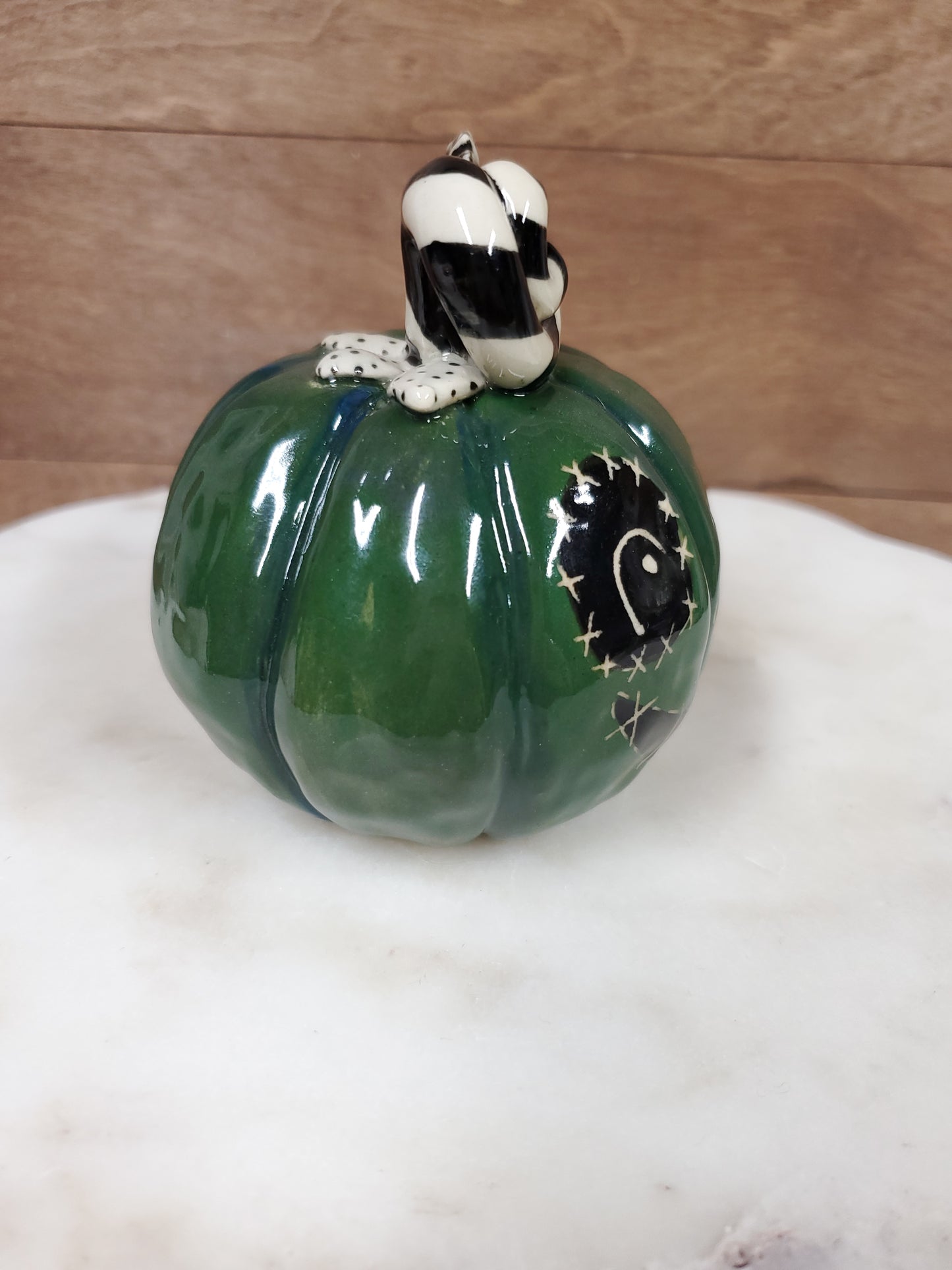 Handmade Ceramic Jack-o-lantern