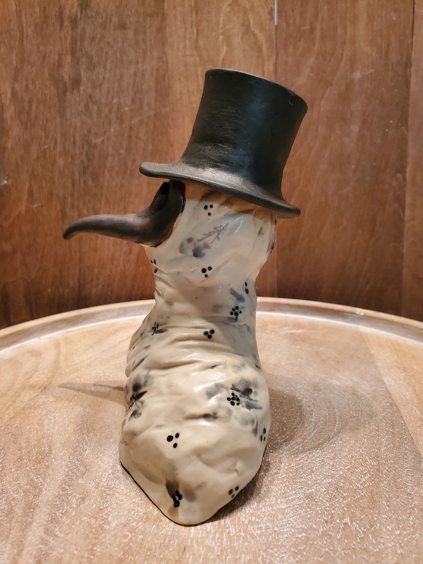 Plague Dr figurine / mini vase