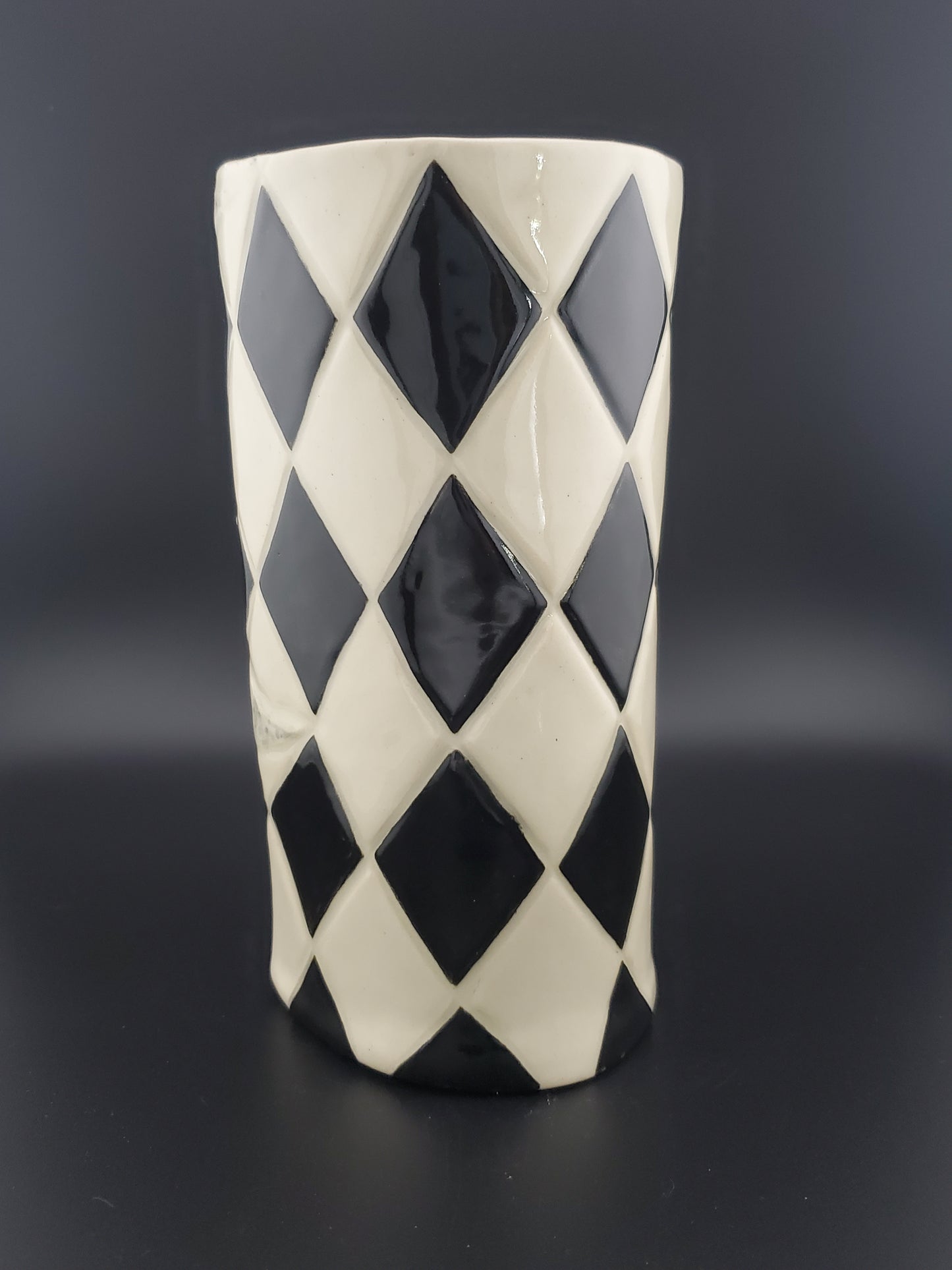 Johanna Parker Inspired Harlequin Luna Vase