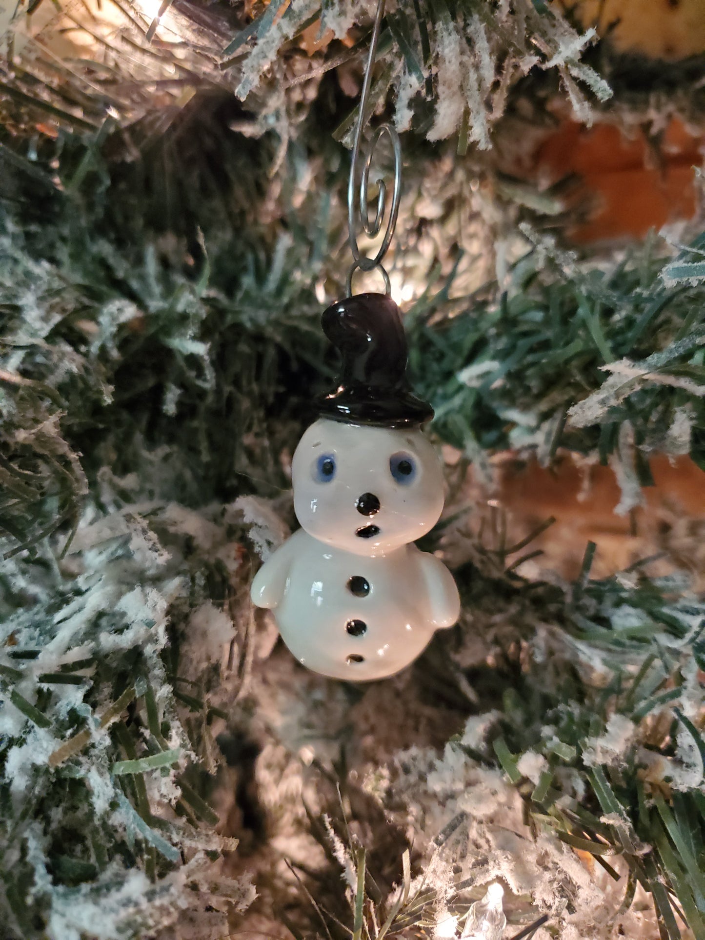 Snowman Basket Ornament
