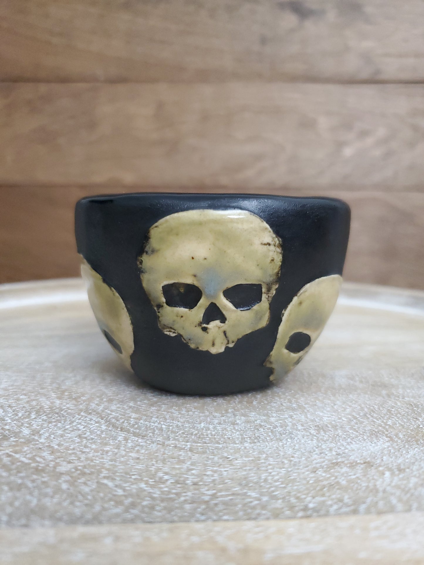 Ceramic Skull trinket bowl