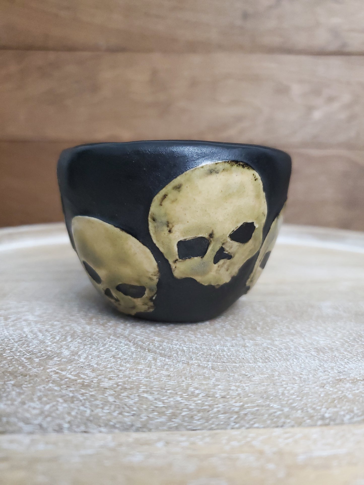 Ceramic Skull trinket bowl