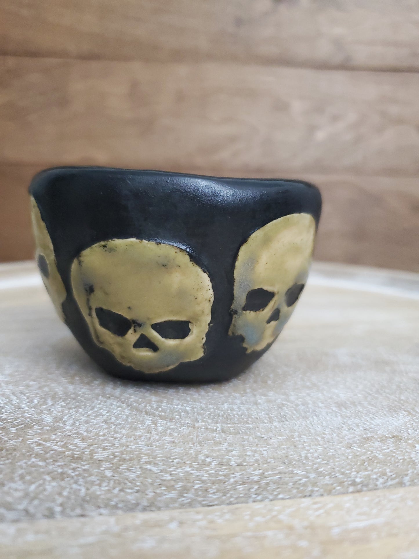 Ceramic Skull trinket bowl