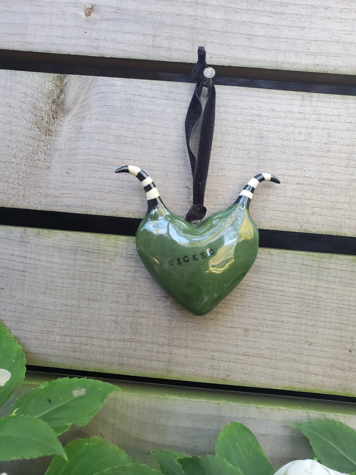 Wicked heart ornament