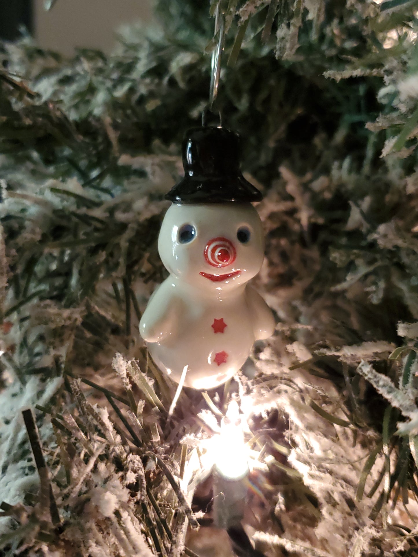 Snowman Basket Ornament