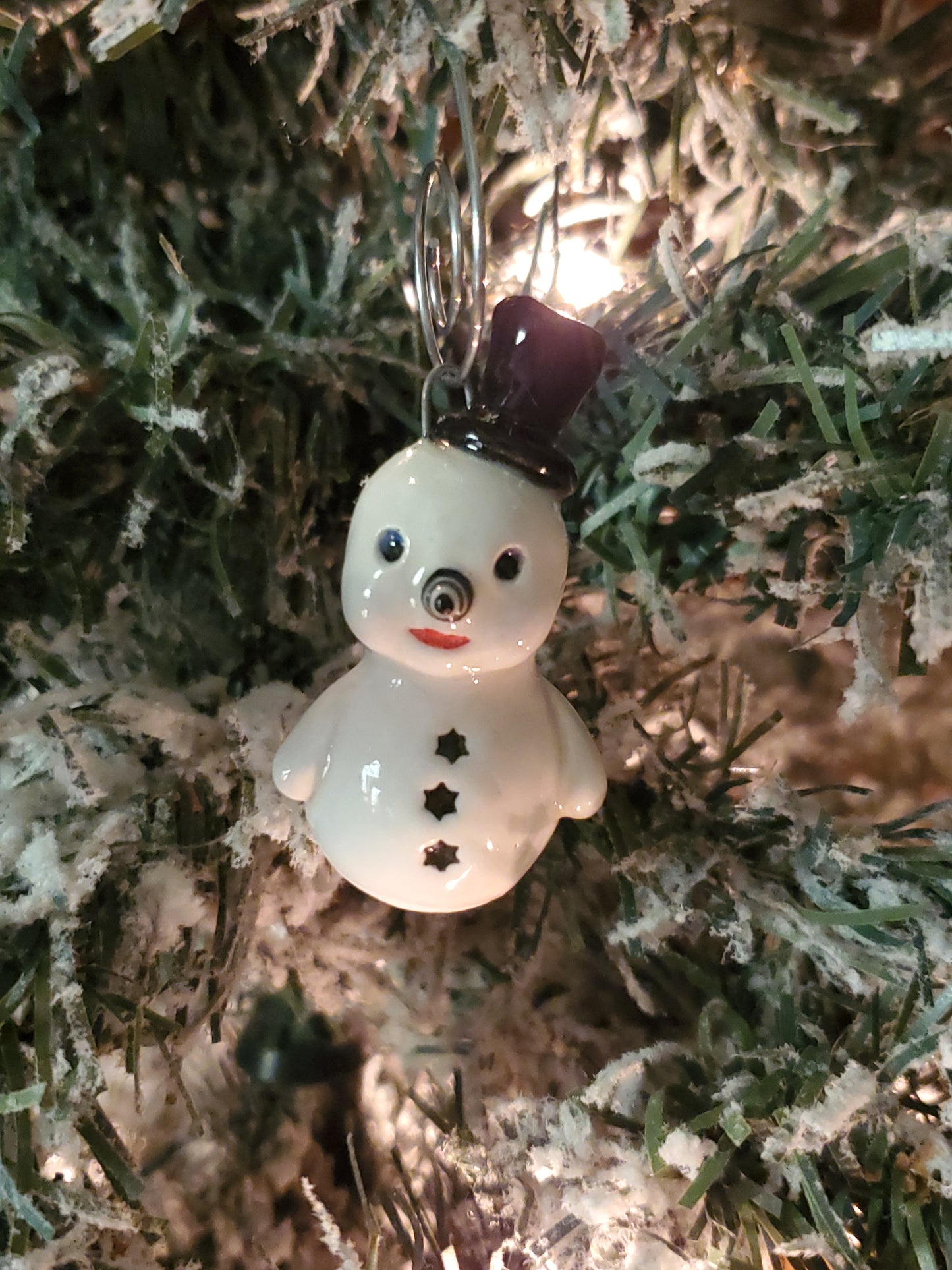 Snowman Basket Ornament