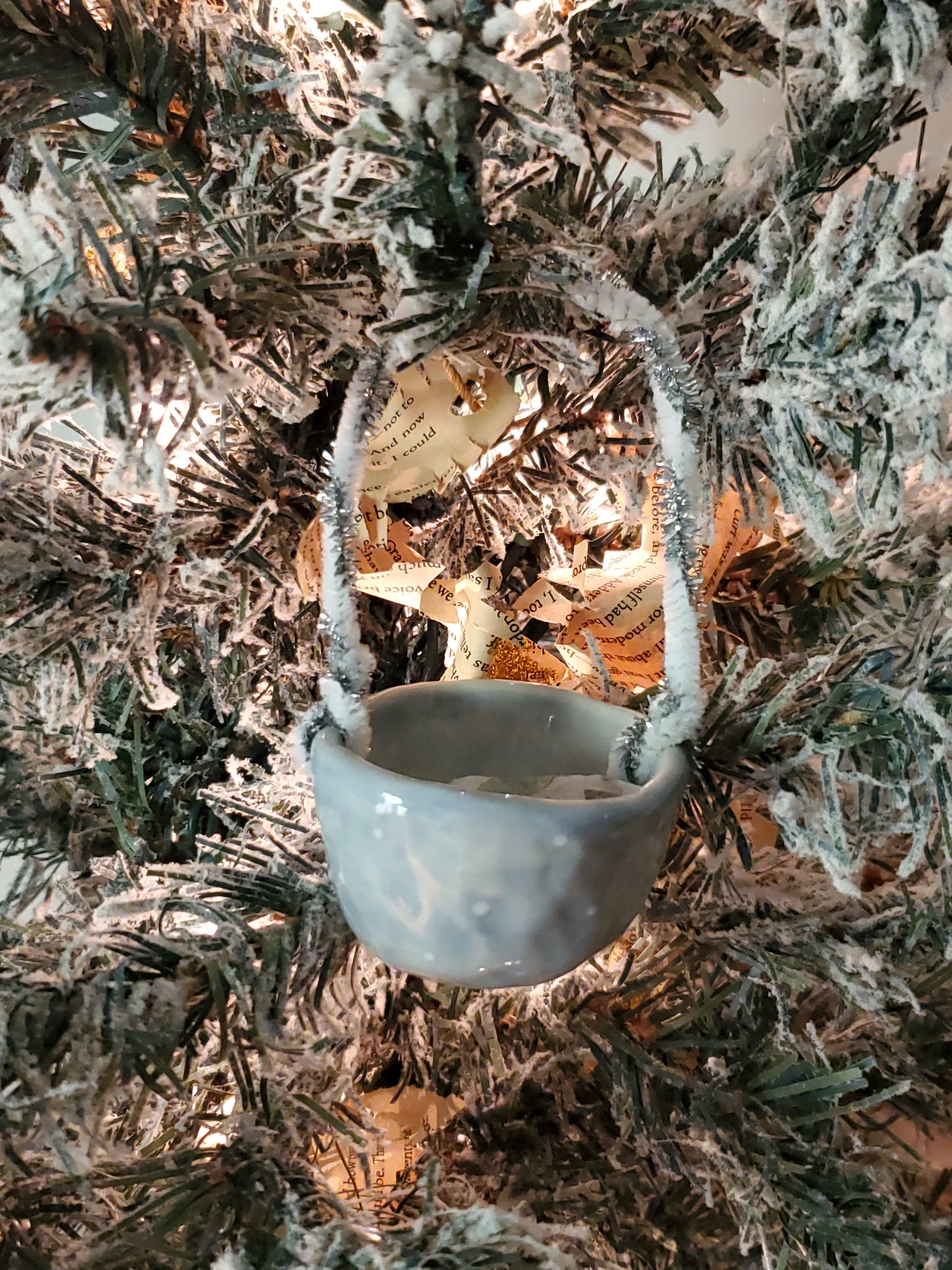Snowman Basket Ornament