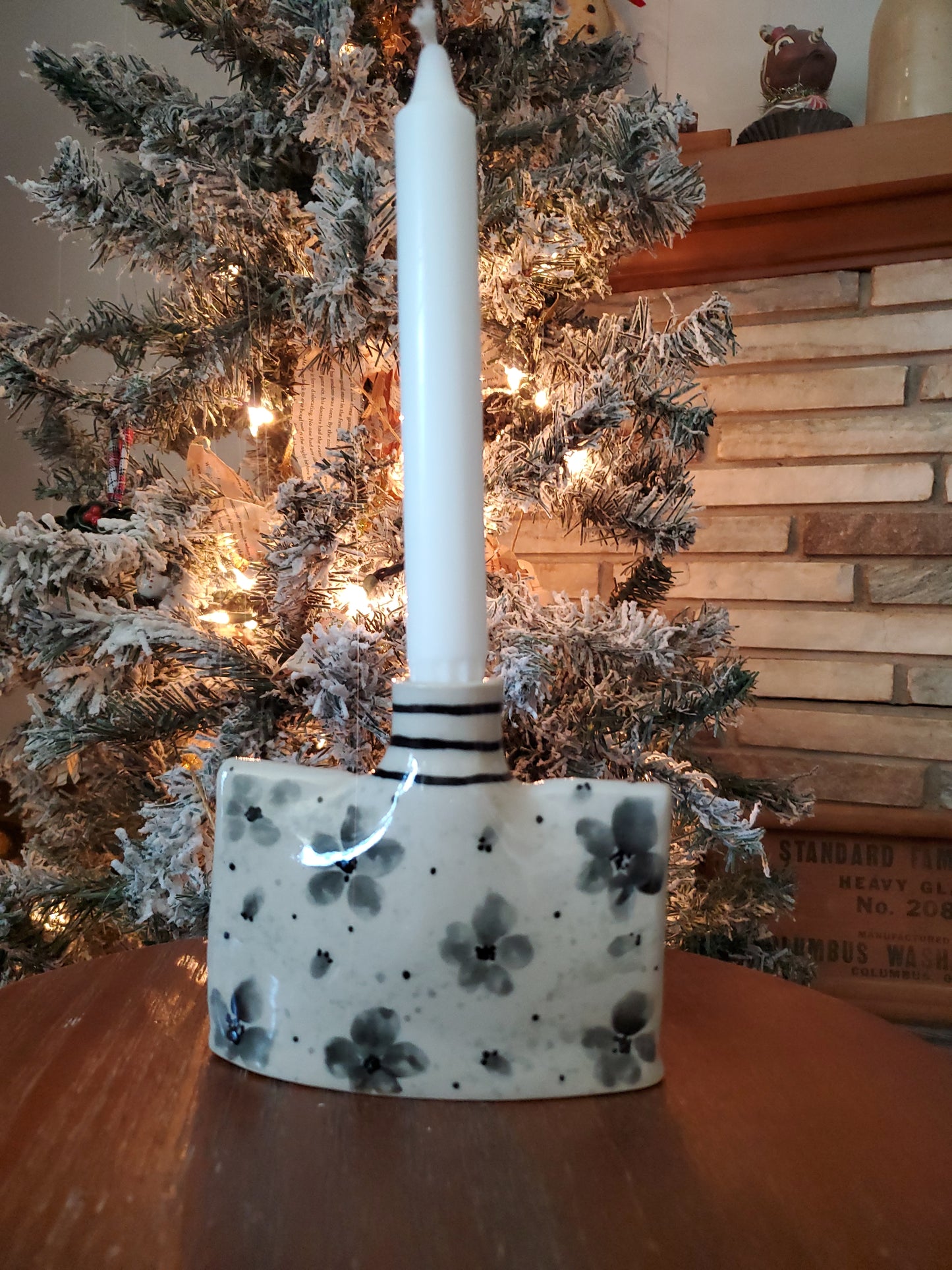 Floral Candle holder or Vase