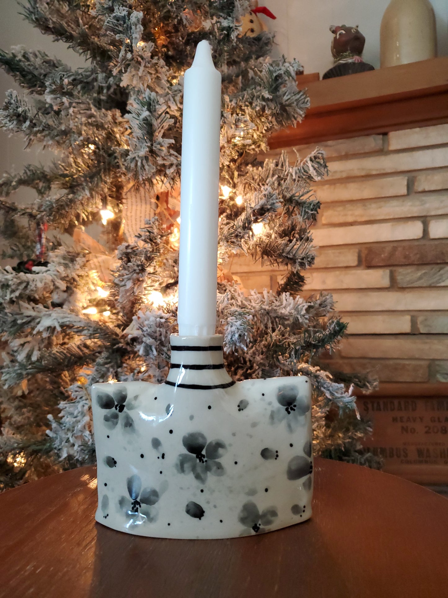 Floral Candle holder or Vase