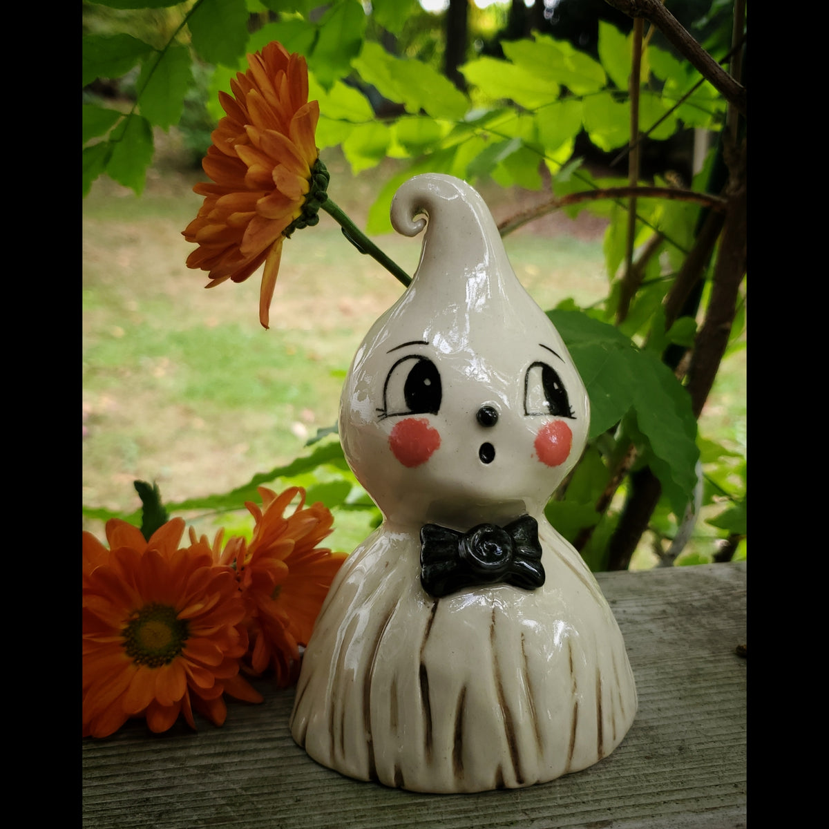 Johanna Parker Inspired Ghost bud vase / taper candle holder.