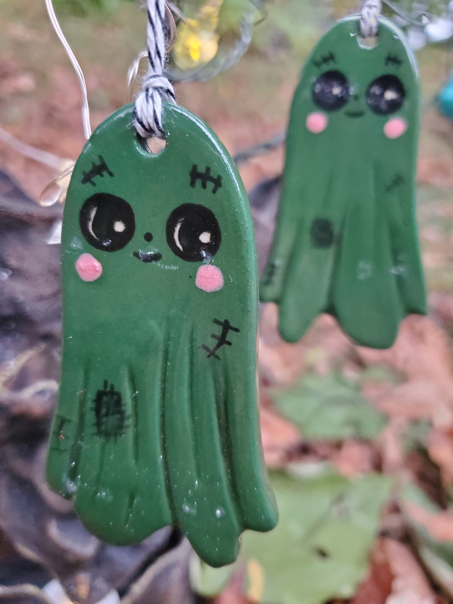 Flawed Ghost Ornament x2
